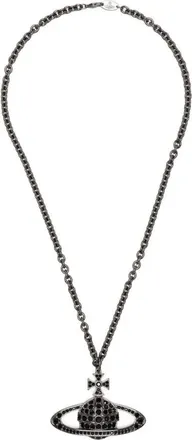 Vivienne Westwood Accessoires, Dames, Zwart, ONE Size, Nylon, Bas Relief Ketting
