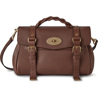 Mulberry Alexa Leather Satchel in Bright Oak at Nordstrom