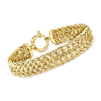Ross-Simons 14kt Yellow Gold-Plated Multi-Link Bracelet