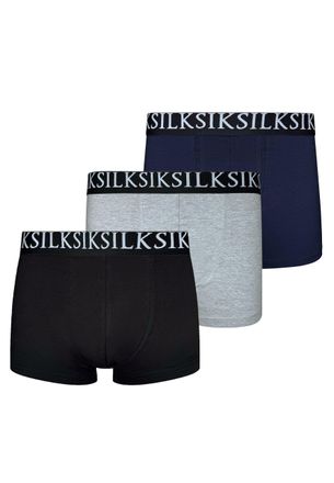 Siksilk Mens Multi Pack of 3 Boxer Shorts XXL