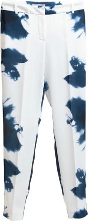 Ermanno Scervino Tie-Dye Print Chinos - Dames - Chinos - Wit - S - Katoen - Broeken