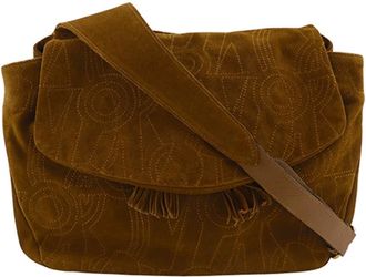 Ferragamo Pre-owned Ferragamo Stitched Suede Tassel Crossbody Ladies MB5D77I3G376UV5B