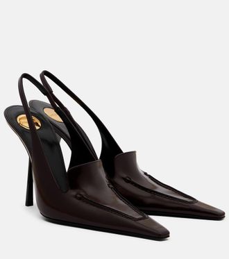 Saint Laurent Voltaire leather slingback pumps