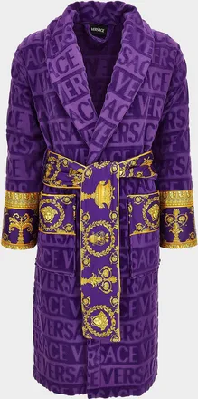Versace Unisex Barocco Sleeve Robe