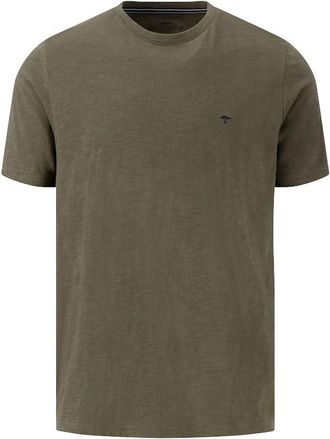 Fynch-Hatton T-Shirt FYNCH-HATTON FYNCH-HATTON Basic T-Shirt, Herren, Gr. XXL, dusty olive, Jersey, Obermaterial: 100% Baumwolle, unifarben, normal h&uuml;ftbedeckend, 