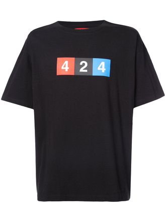 424 T-shirt - Zwart