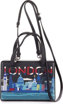 Loewe Pre-owned Womens London Postal Top Handle Bag Shoulder Bag - Blue/Navy - One Size