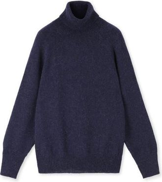 Fortela Piero High Neck Alpaca Wool Sweater in Blue at Nordstrom, Size Medium Eu