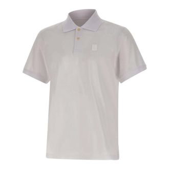 Belstaff Polo Shirts, male, White, Size: 2XL Steel Polo