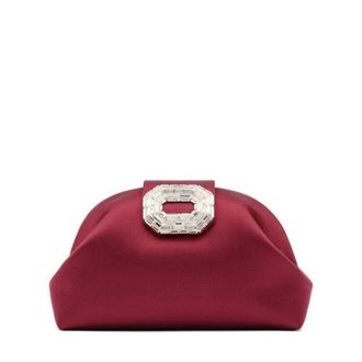 Amina Muaddi Clutches, female, Red, Size: ONE SIZE Amina Muaddi Bags