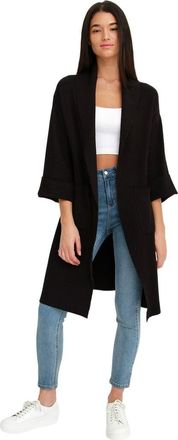 Belle & Bloom Hold The Line Coatigan in Black at Nordstrom, Size Small