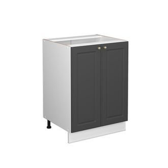 Vicco Armario De Ba&ntilde;o Mediano Fame-line, Antracita-oro, 60 X 81.6 Cm Sin Encimera