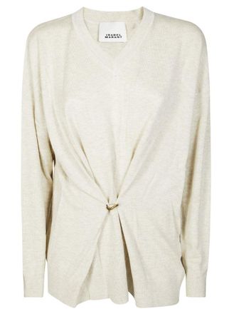 Isabel Marant Relaxed Fit Twisted Detail Pullover