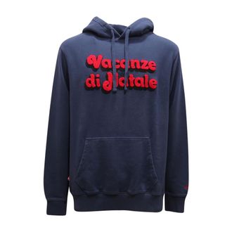 MC2 Saint Barth Hoodies & sweatvesten, Heren, Blauw, 2Xl, Tribeca Vacation Logo Sweatshirt
