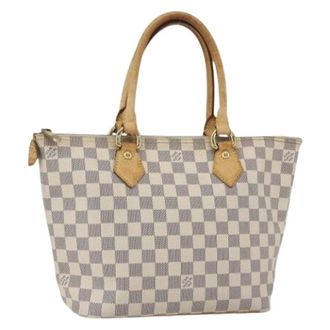 Louis Vuitton Pre-owned Handbags, female, White, Size: ONE SIZE Pre-owned Canvas Handbag