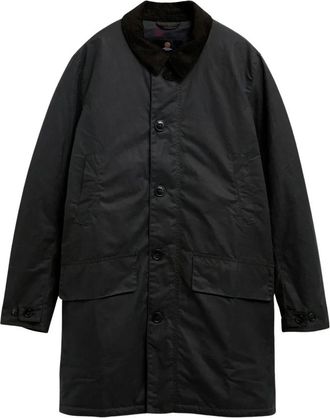 Barbour Waxed Mac Jacket - Heren - Jassen - Groen - Maat: L Katoen