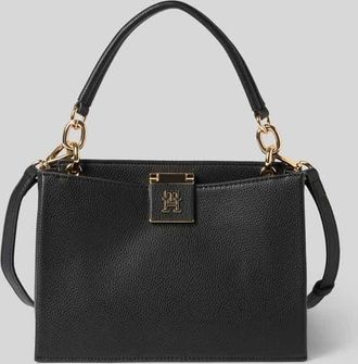 Tommy Hilfiger Henkeltasche in Lederoptik in Black, Gr&ouml;&szlig;e 1