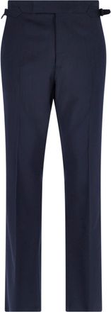 Vivienne Westwood Blue Sang Virgin Wool Straight-Leg Pants