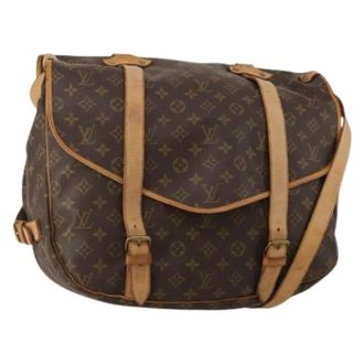 Louis Vuitton Pre-owned Saumur 43 Shoulder Bag - Dames - Pre-owned - Bruin - Maat: ONE Size Leer