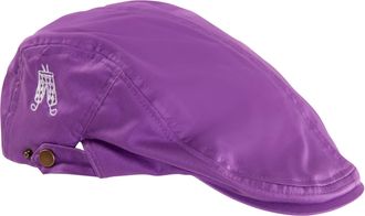Royal & Awesome Bright Purple Golf Cap for Men, Solid Flat Cap, Stylish Purple Hats for Golf Enthusiasts, One Size