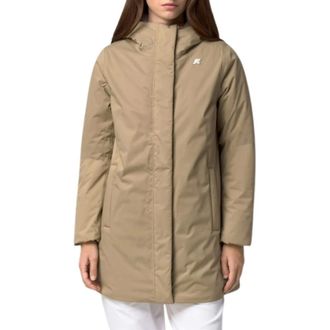 K-Way Sophie Twill Soft Beaver - - Jackets - Donna - Beige - XL