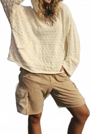 Free People Lake Sider Hoodie In Marshmallow