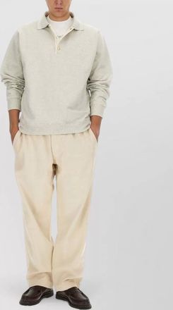 Dr&ocirc;le de Monsieur polo sweatshirt knit ribbed collar cuffs hem