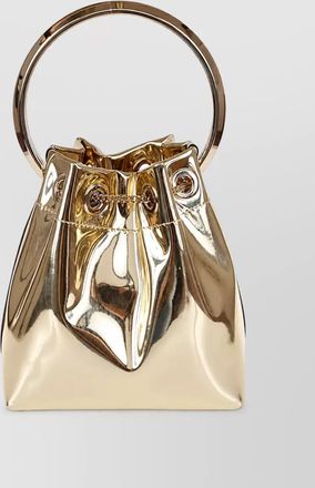 Jimmy Choo London bon bon medium leather clutch bag