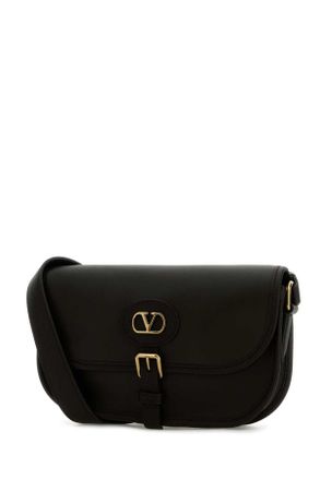 Valentino Garavani Mens Black Leather Antibes Crossbody Bag Nero Calf - Bos Taurus Borse A Tracolla