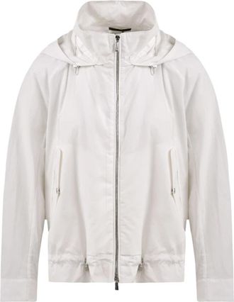 Moorer Witte Winterjas Rya-Wfc - Dames - Zomerjassen - Wit - 2XS - Jassen