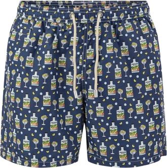 MC2 Saint Barth Zwemshorts - Heren - Strandmode - Blauw - 2XL - Katoen - Badmode