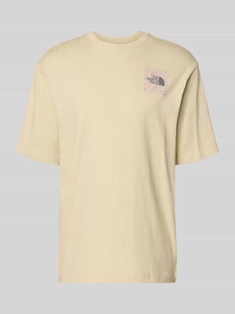 The North Face Oversized T-Shirt mit Logo-Print in Offwhite, Gr&ouml;&szlig;e XXL