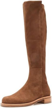 Stuart Weitzman 5050 Gisele Knee High Boot Womens Boots Toasted Almond/Toasted Almond/Caramel : 9.5 M, Leather
