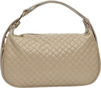 Anna Luchini Beige Rundleer Tas