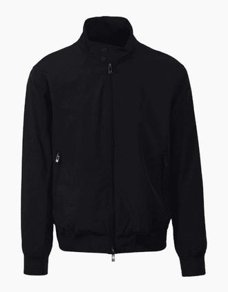 A|X Armani Exchange Mens Soft Shell Navy Harrington Jacket - Size: 44/Regular