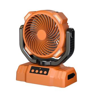 OEM Ventilador De Camping, Ventilador Port&aacute;til Recargable De 10000 Mah, Potente Ventilador Con Luz Led, 3 Velocidades, Ventilador De Escritorio Para Exter
