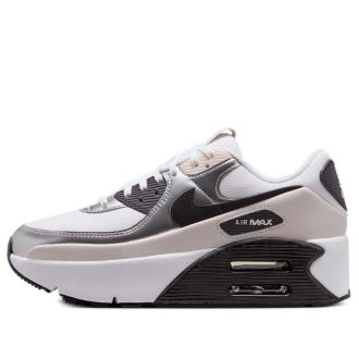 Nike (WMNS) Nike Air Max 90 LV8 White Metallic Silver Black IB0170-100
