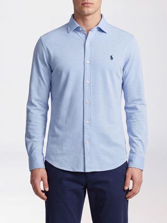 Polo Ralph Lauren Camicia slim fit in cotone con colletto button-down e logo