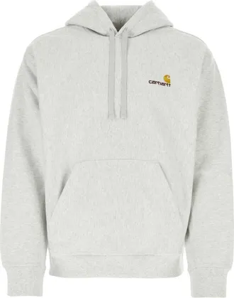 Carhartt Work in Progress Light Green Embroidered Logo Hoodie
