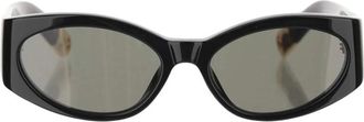 Jacquemus Sunglasses, female, Black, Size: ONE SIZE Les Lunettes Ovalo Sunglasses