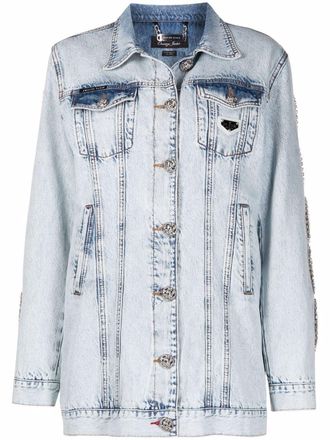 Philipp Plein Giacca denim - Blu