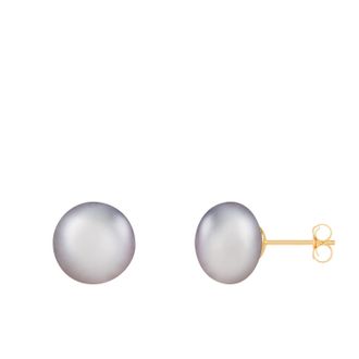Splendid Pearls 14k Yellow Gold 10-11mm Freshwater Pearl Stud Earrings