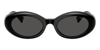Miu Miu Womens Miu Sunglasses Black Acetate Eyewear