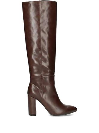 Mexx block-heel knee-high boots - Brown