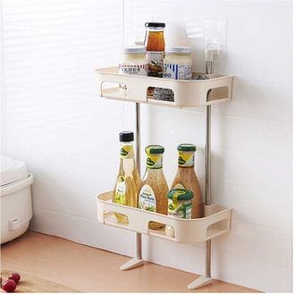 Trade Shop Trade Shop - Scaffale Per Wc Bagno Doccia A Parete Organizer Articoli Da Toeletta A 3 Ripiani