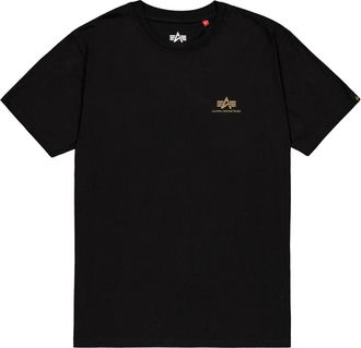 Alpha Industries T-Shirt ALPHA INDUSTRIES Backprint T-Shirt Camo Print, Herren, Gr. 3XL, schwarz (schwarz, woodland), Obermaterial: 100% Baumwolle, Shirts T-Shirt