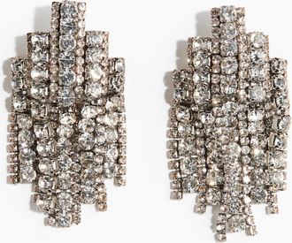 H&M Strassohrringe - Silber