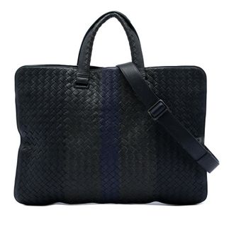 Bottega Veneta Pre-owned Bottega Veneta Nappa Intrecciato Club Fume Briefcase Unisex 56SZPH6TKTU1U6X3