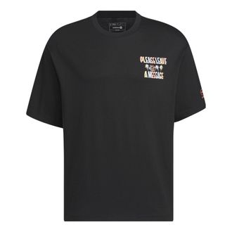 adidas T-Shirts Asia Sizing Black IA6746