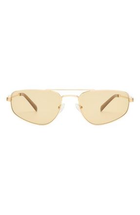 Luv Lou The Harvey 58mm Cat Eye Sunglasses in Gold at Nordstrom